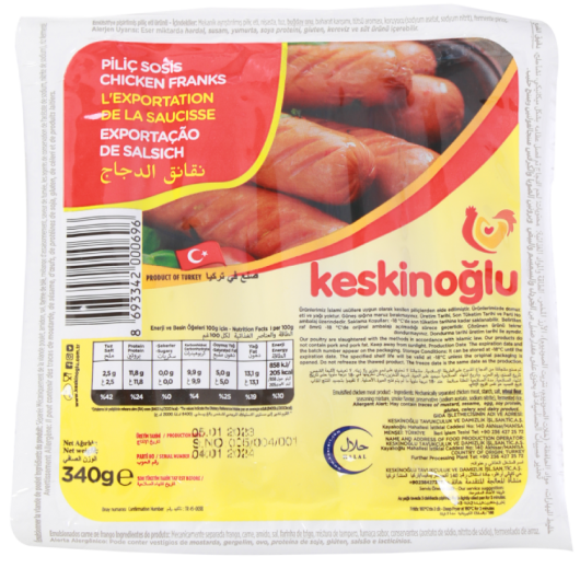 Chicken Franks 340 g.