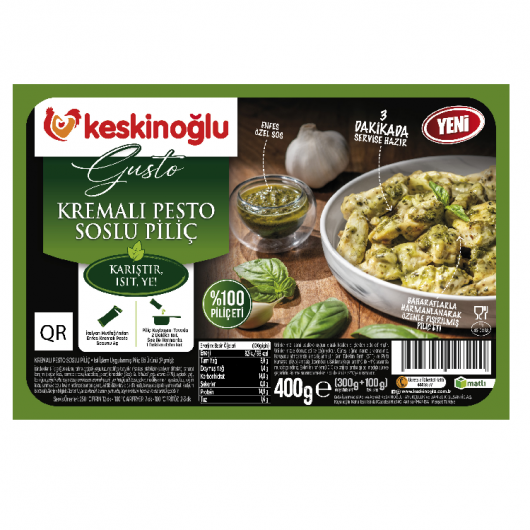Kremalı Pesto Soslu Piliç